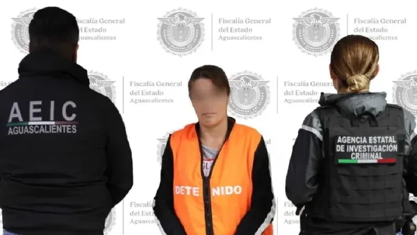 Xóchitl N, fue detenida por la Fiscalía de Aguascalientes por el presunto delito de corrupción de menores. Foto: Fiscalía de Aguascalientes