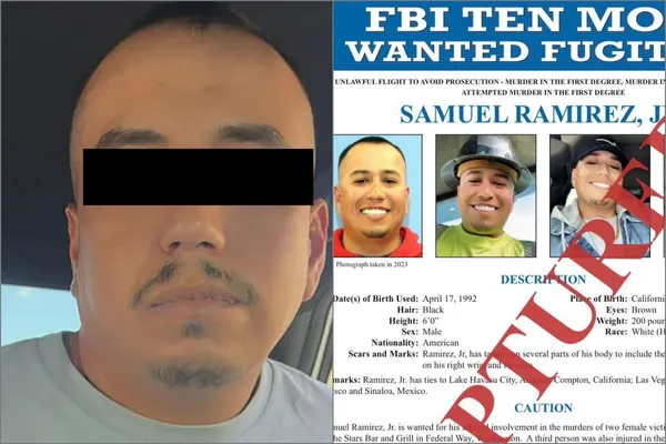 Samuel “N”, objetivo prioritario del FBI, fue detenido en Culiacán mediante un operativo conjunto de fuerzas federales y el INM. Foto: Cortesía