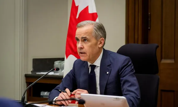 Postura firme: El primer ministro Mark Carney reitera que Canadá defenderá sus intereses comerciales frente a las exigencias de Washington en la próxima revisión del T-MEC. Foto: @MarkJCarney