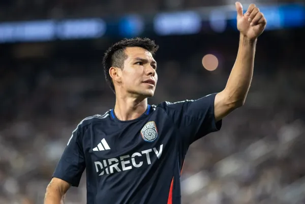 Hirving Lozano durante un entrenamiento con el San Diego FC.
