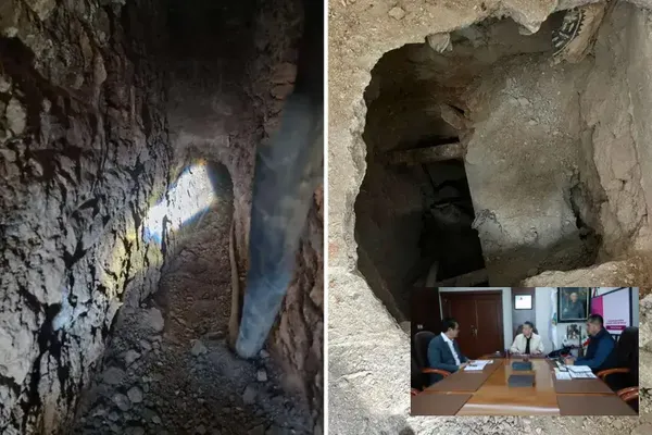 Túnel huachicolero desmantelado por autoridades en Mineral de la Reforma, Hidalgo