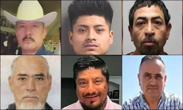 Alberto Gutiérrez Reyes, Royer Pérez Jiménez, Alejandro Cabrera Clemente, Félix Alcorta Rodríguez, Lorenzo Salgado Araujo, Jaime Alanís García, son algunos de los 17 mexicanos que han muerto bajo custodia del ICE. Fotos: Cortesía