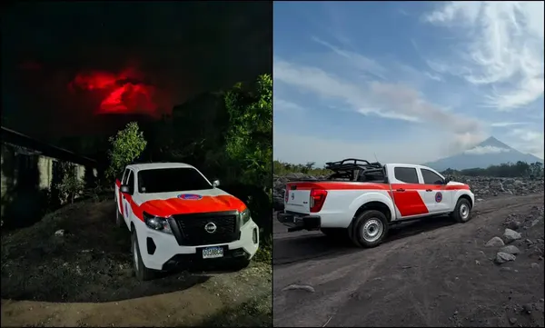 Volcán de Fuego incrementa su actividad eruptiva: evacúan a más de 600 personas y activan alerta anaranjada.