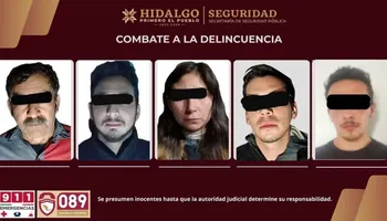 Imagen de los detenidos protegiendo sus identidades