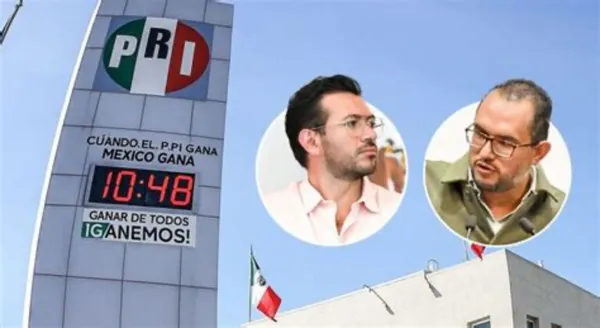Miguel Tello exhibe en redes chat interno del PRI Hidalgo y critica adeudo de predial con Pachuca; partido responde con acusaciones.