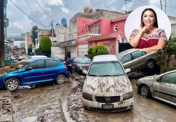 inundación Pachuca, canal Ceuni, Isabel Vite Cruz, fraccionamiento Progreso, daños por lluvias, basura obstrucción canal