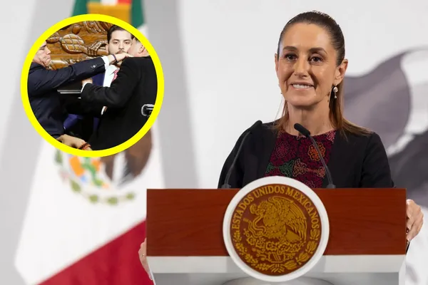 Claudia Sheinbaum condena agresión de priístas en el Senado