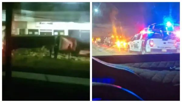 tráiler volcado en bulevar Santa Catarina Pachuca
