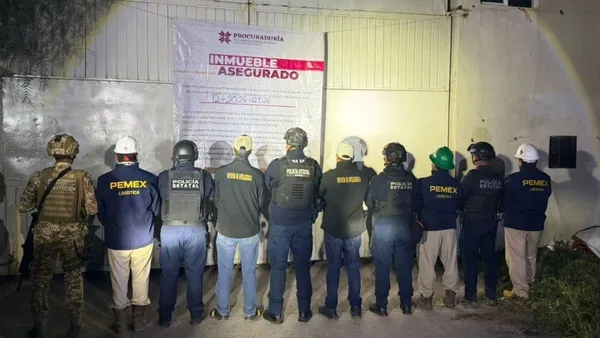 Huachitúnel de 35 metros asegurado por autoridades federales y estatales en Atitalaquia