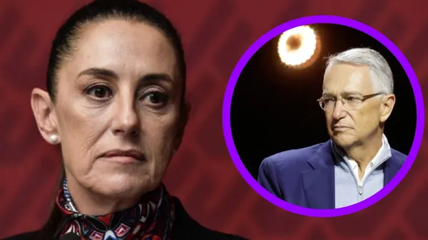 Sheinbaum critica deuda fiscal de Salinas Pliego con el SAT.